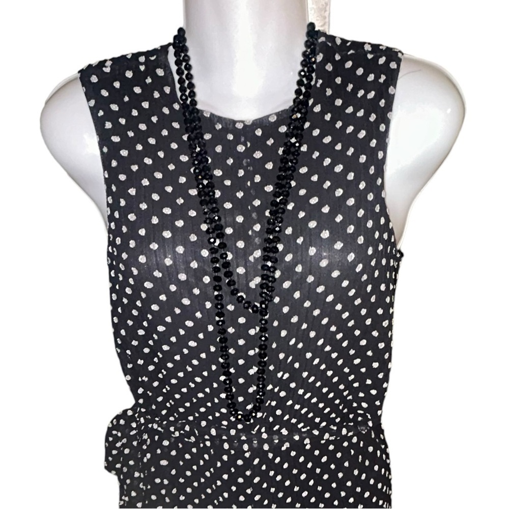 IVONNE black & white Polka dot jumpsuit- nice! Size small/CH - Picture 5 of 14